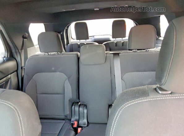 1FM5K8D87KGA49202 2019 FORD FORD EXPLORER Белый Вид задних сидений