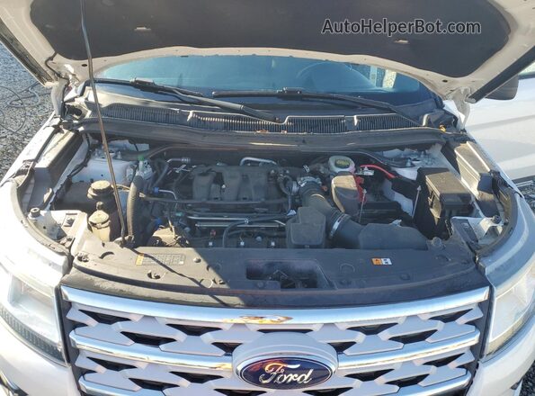 1FM5K8D87KGA49202 2019 FORD FORD EXPLORER Белый Вид подкапотного пространства