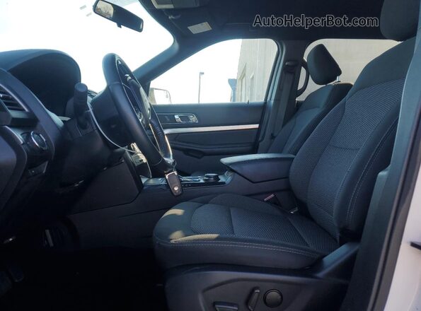1FM5K8D87KGA49202 2019 FORD FORD EXPLORER Белый Вид салона спереди
