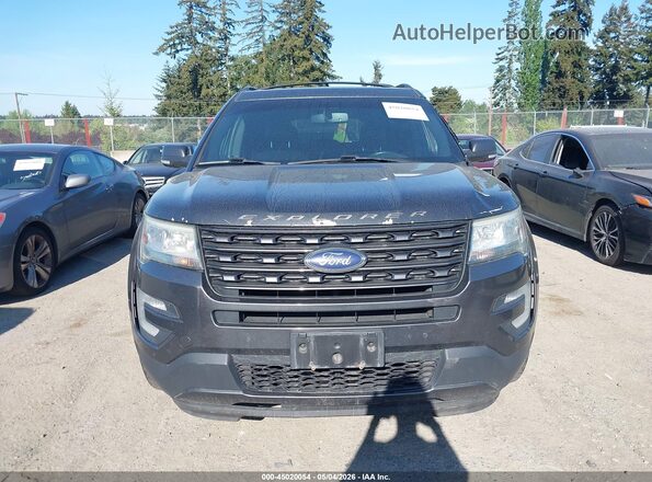 1FM5K8D88HGA70746 2017 FORD FORD EXPLORER Серый Вид щитка приборов