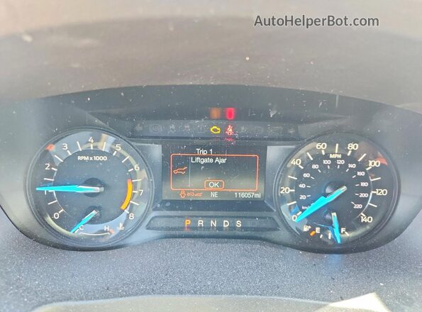 1FM5K8D88HGD54250 2017 FORD EXPLORER Black Widok zestawu wskaźników