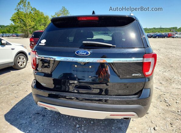 1FM5K8D88HGD54250 2017 FORD EXPLORER Black Widok z tyłu