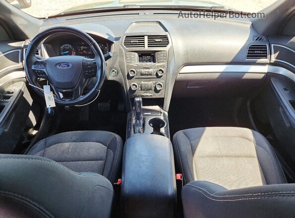 1FM5K8D88HGD54250 2017 FORD EXPLORER Black Widok deski rozdzielczej