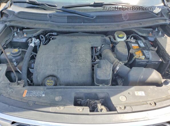 1FM5K8D88HGD71467 2017 FORD EXPLORER Gray Rear interior view