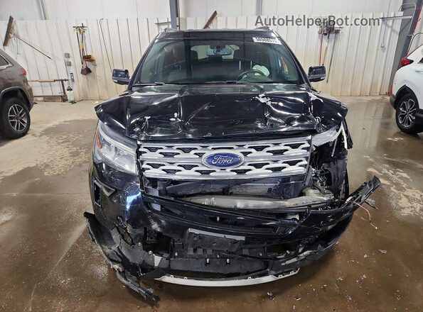 1FM5K8D88JGC15967 2018 FORD FORD EXPLORER Черный Вид спереди
