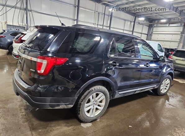 1FM5K8D88JGC15967 2018 FORD FORD EXPLORER Черный Задняя правая четверть