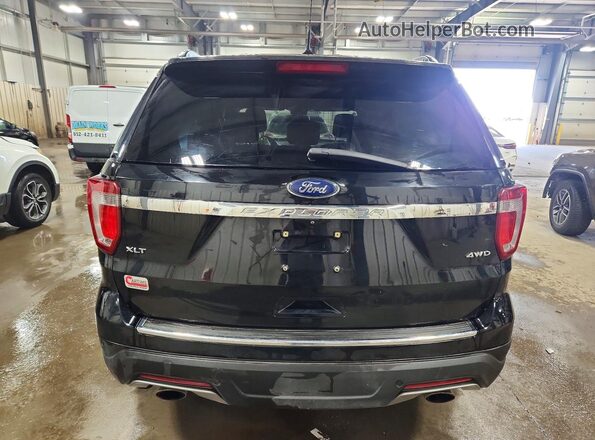 1FM5K8D88JGC15967 2018 FORD FORD EXPLORER Черный Вид сзади