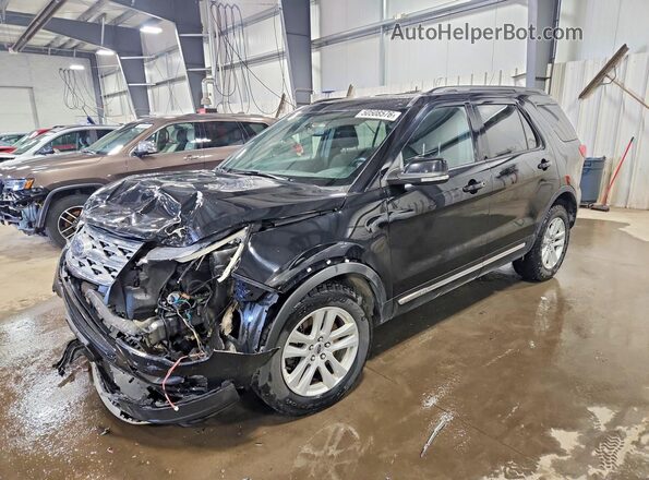 1FM5K8D88JGC15967 2018 FORD FORD EXPLORER Черный Передняя левая четверть
