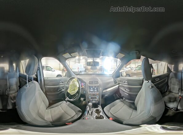 1FM5K8D88JGC15967 2018 FORD FORD EXPLORER Черный Панорамный вид салона 360°