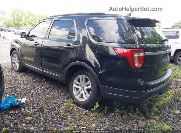 1FM5K8D88JGC29139 2018 FORD EXPLORER Black Tył lewy