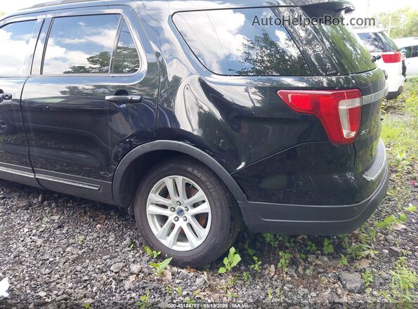 1FM5K8D88JGC29139 2018 FORD EXPLORER Black Widok z przodu