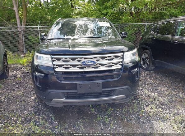 1FM5K8D88JGC29139 2018 FORD EXPLORER Black Widok zestawu wskaźników