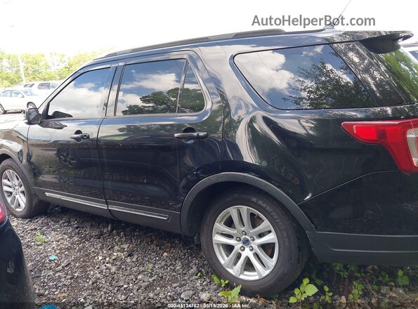 1FM5K8D88JGC29139 2018 FORD EXPLORER Black Widok wnętrza 360 stopni
