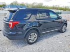 2019 Ford Explorer Xlt Black vin: 1FM5K8D88KGA21473