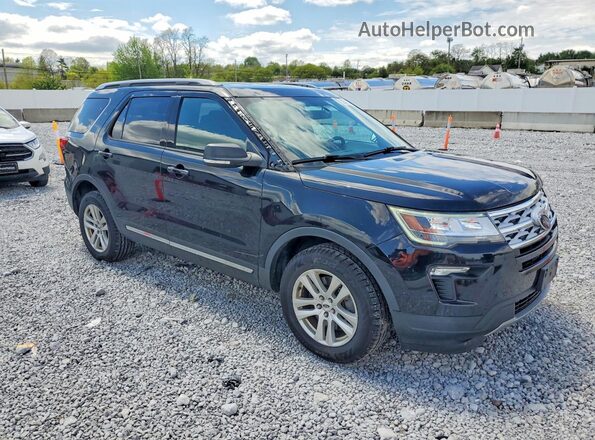 1FM5K8D88KGA21473 2019 FORD EXPLORER Black Przód prawy