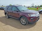 2019 Ford Explorer Xlt Maroon vin: 1FM5K8D88KGA38449
