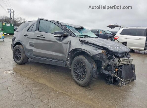 1FM5K8D89GGA05659 2016 FORD EXPLORER Серый Передняя правая четверть