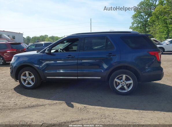 1FM5K8D89GGA22252 2016 FORD FORD EXPLORER Синий Панорамный вид салона 360°