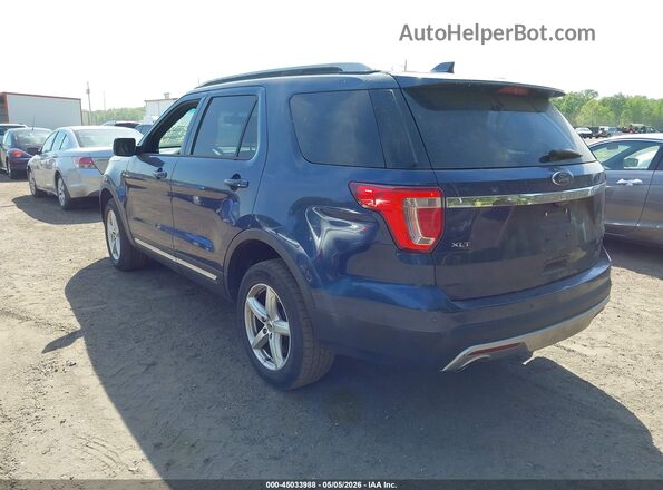 1FM5K8D89GGA22252 2016 FORD FORD EXPLORER Синий Задняя левая четверть