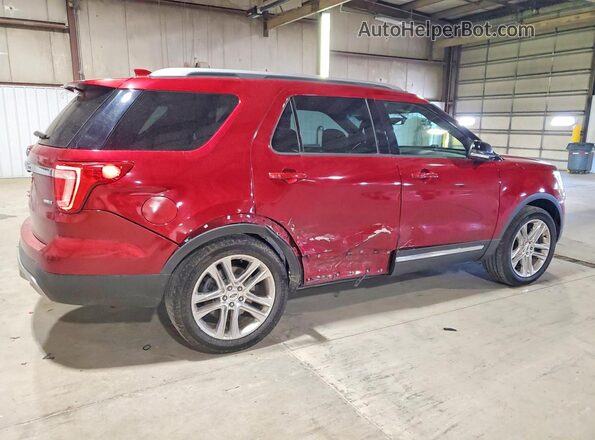 1FM5K8D89GGD23832 2016 FORD EXPLORER Красный Задняя правая четверть
