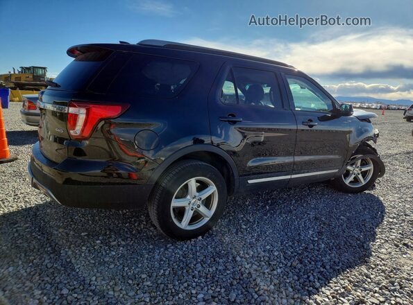 1FM5K8D89HGA83179 2017 FORD EXPLORER Черный Задняя правая четверть