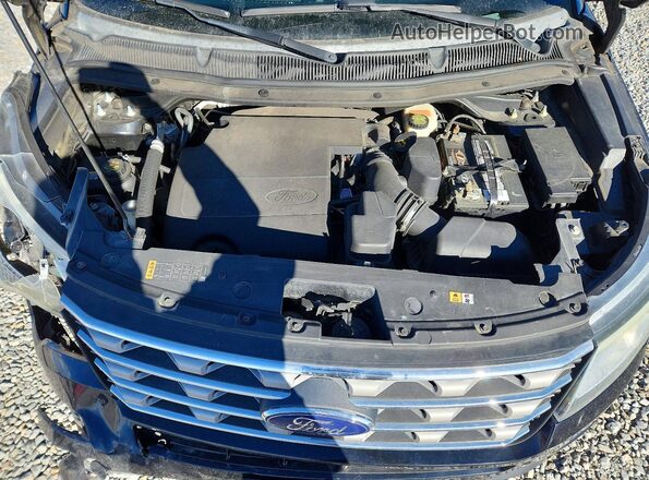 1FM5K8D89HGA83179 2017 FORD EXPLORER Черный Вид подкапотного пространства