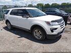 2018 Ford Explorer Xlt White vin: 1FM5K8D89JGA16488