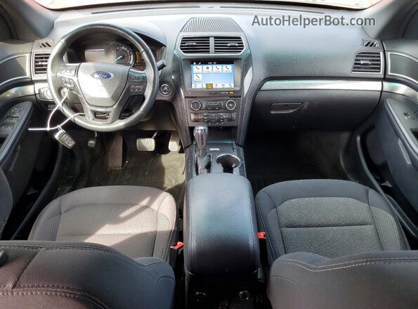 1FM5K8D89JGA64993 2018 FORD EXPLORER Red წინა პანელის ხედი