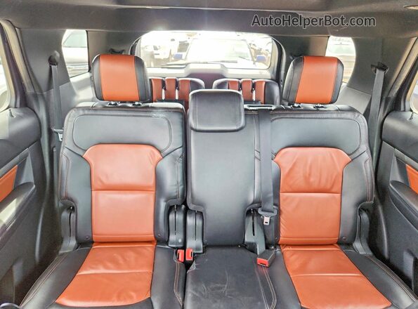 1FM5K8D89KGA22468 2019 FORD EXPLORER Синий Вид задних сидений