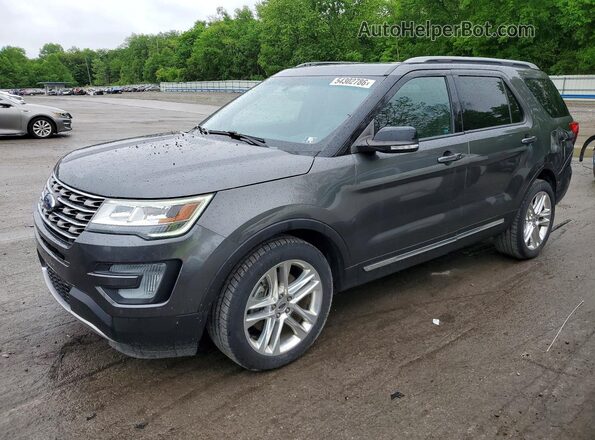 1FM5K8D8XHGA02383 2017 FORD EXPLORER Серый Передняя левая четверть