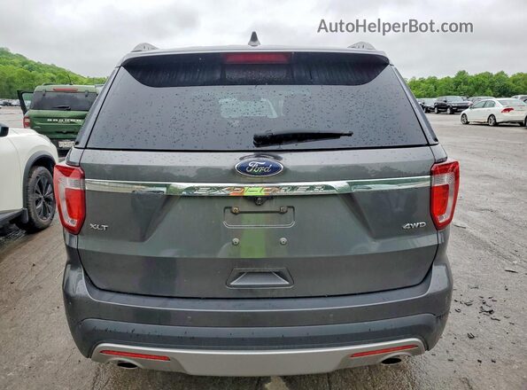 1FM5K8D8XHGA02383 2017 FORD EXPLORER Серый Вид сзади