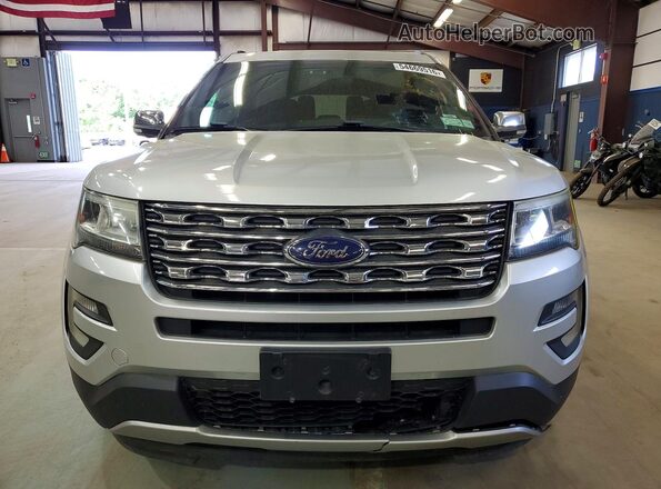 1FM5K8D8XHGA96023 2017 FORD EXPLORER Серебряный Вид спереди