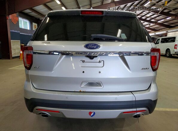 1FM5K8D8XHGA96023 2017 FORD EXPLORER Серебряный Вид сзади