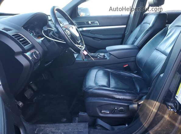 1FM5K8D8XHGA96961 2017 FORD EXPLORER Серый Вид салона спереди