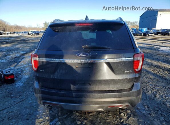 1FM5K8D8XHGA96961 2017 FORD EXPLORER Серый Вид сзади