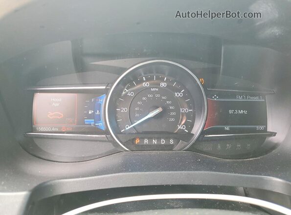 1FM5K8D8XHGC16760 2017 FORD EXPLORER Серебряный Вид щитка приборов