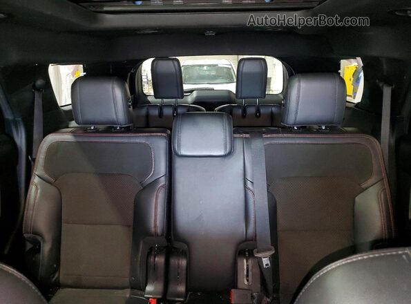 1FM5K8D8XJGA50438 2018 FORD EXPLORER Синий Вид задних сидений