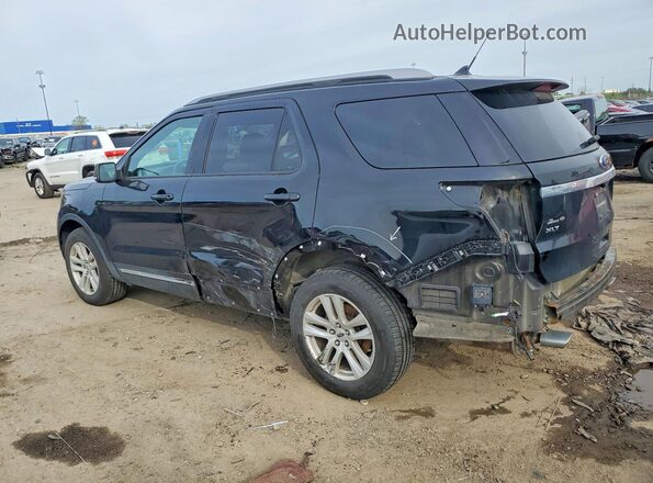 1FM5K8D8XJGC78858 2018 FORD EXPLORER Black Tył lewy