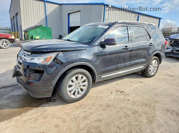1FM5K8D8XKGA40669 2019 FORD EXPLORER Черный Передняя левая четверть