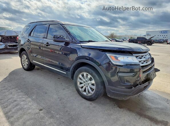 1FM5K8D8XKGA40669 2019 FORD EXPLORER Черный Передняя правая четверть