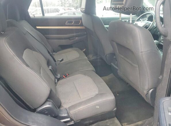 1FM5K8DH1HGA56624 2017 FORD EXPLORER Gray Rear interior view