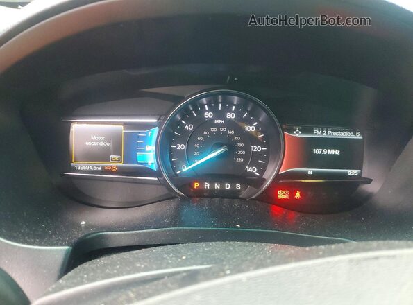 1FM5K8DH1HGA56624 2017 FORD EXPLORER Gray Instrument cluster view