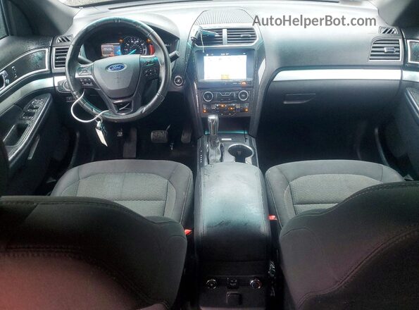 1FM5K8DH1HGA56624 2017 FORD EXPLORER Gray Dashboard view