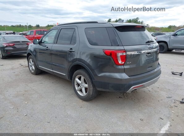 1FM5K8DH1HGC43863 2017 FORD FORD EXPLORER Серый Задняя левая четверть