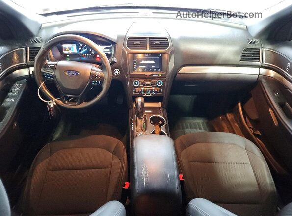 1FM5K8DH1JGA17439 2018 FORD EXPLORER Угольный Вид панели приборов