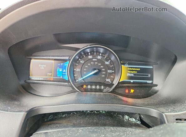 1FM5K8DH2GGC29372 2016 FORD EXPLORER Серый Вид щитка приборов