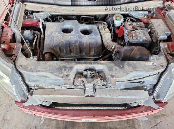 1FM5K8DH4HGA87687 2017 FORD EXPLORER Красный Вид подкапотного пространства