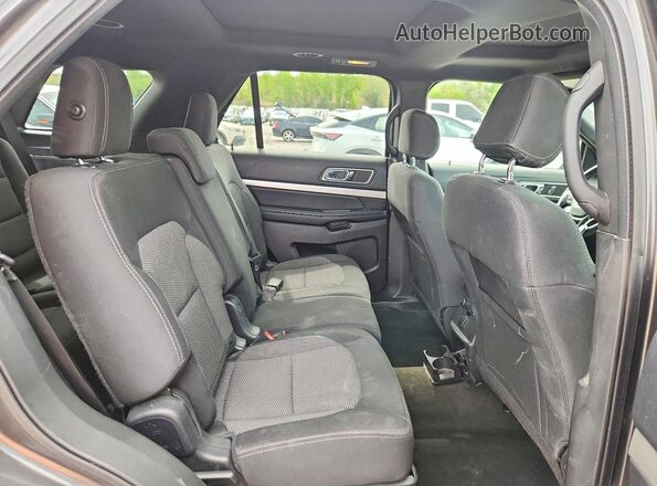 1FM5K8DH6GGD34870 2016 FORD EXPLORER Серый Вид задней части салона
