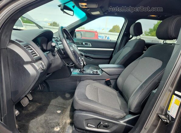 1FM5K8DH6GGD34870 2016 FORD EXPLORER Серый Вид салона спереди
