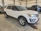 2017 Ford Explorer Xlt White vin: 1FM5K8DH6HGA75587